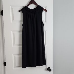 Halogen Black Sleeveless Midi Dress